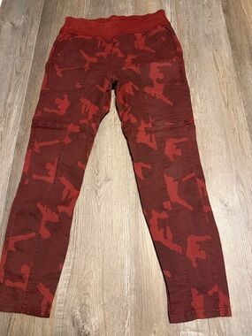 Wearables Red Camo Jogger Pants